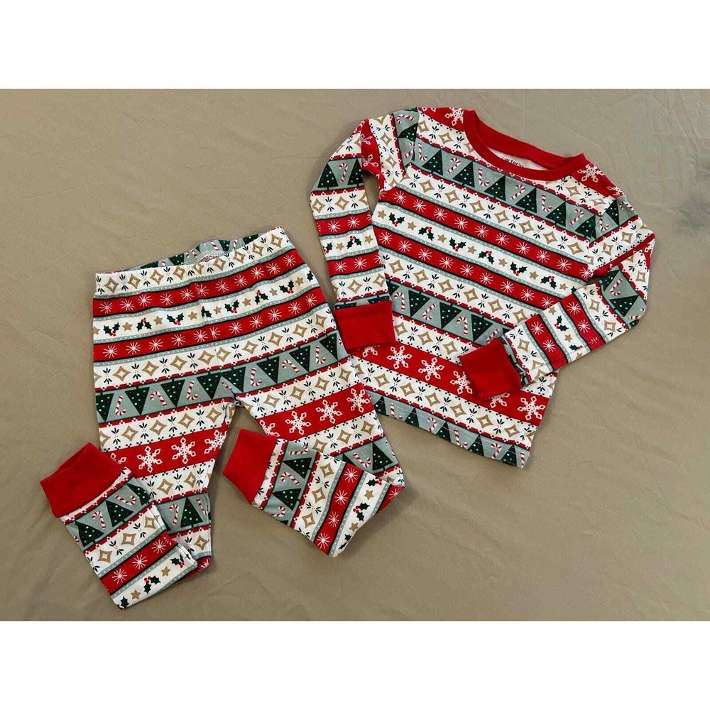 Toddler Kids‎ Carters Christmas Holiday Pajama Set Size 3T Girl Boy